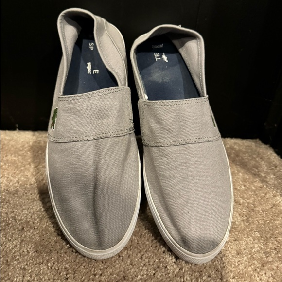 Lacoste Grey Marice slip on men’s shoe - Picture 5 of 7